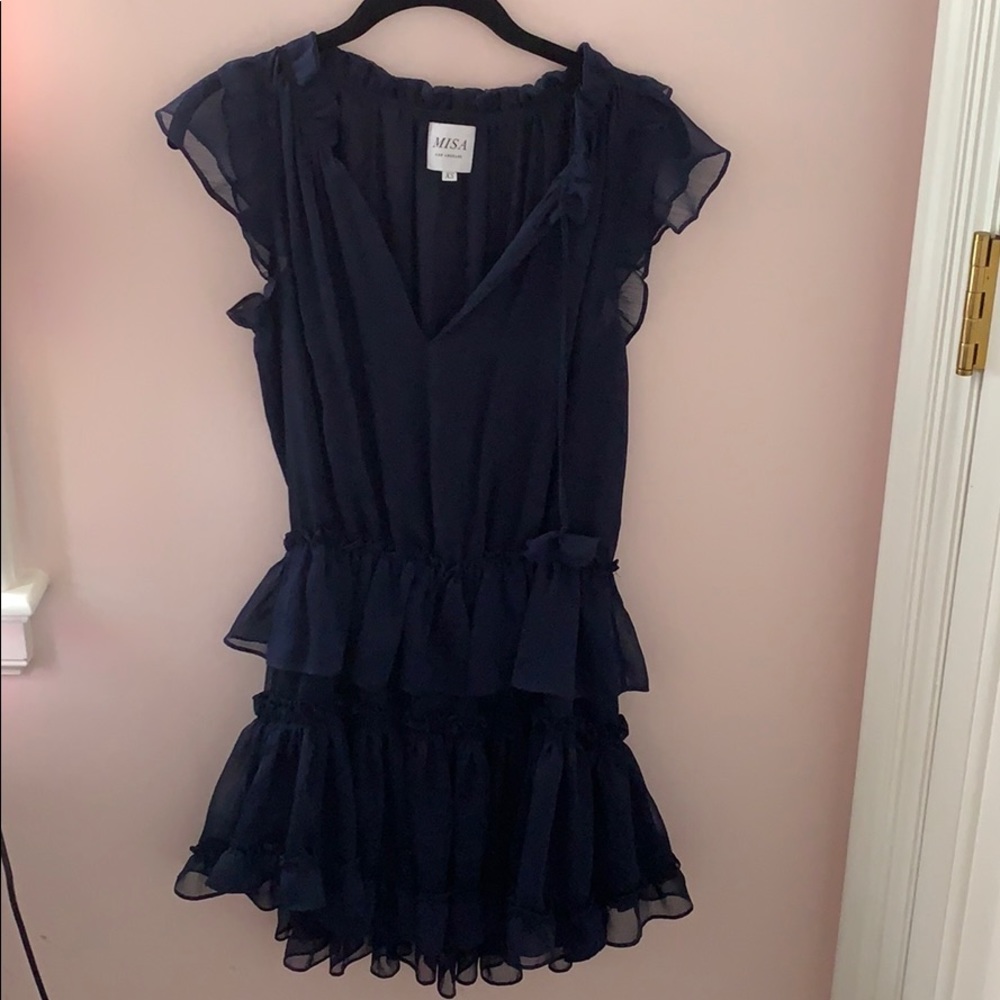 Navy misa LA dress